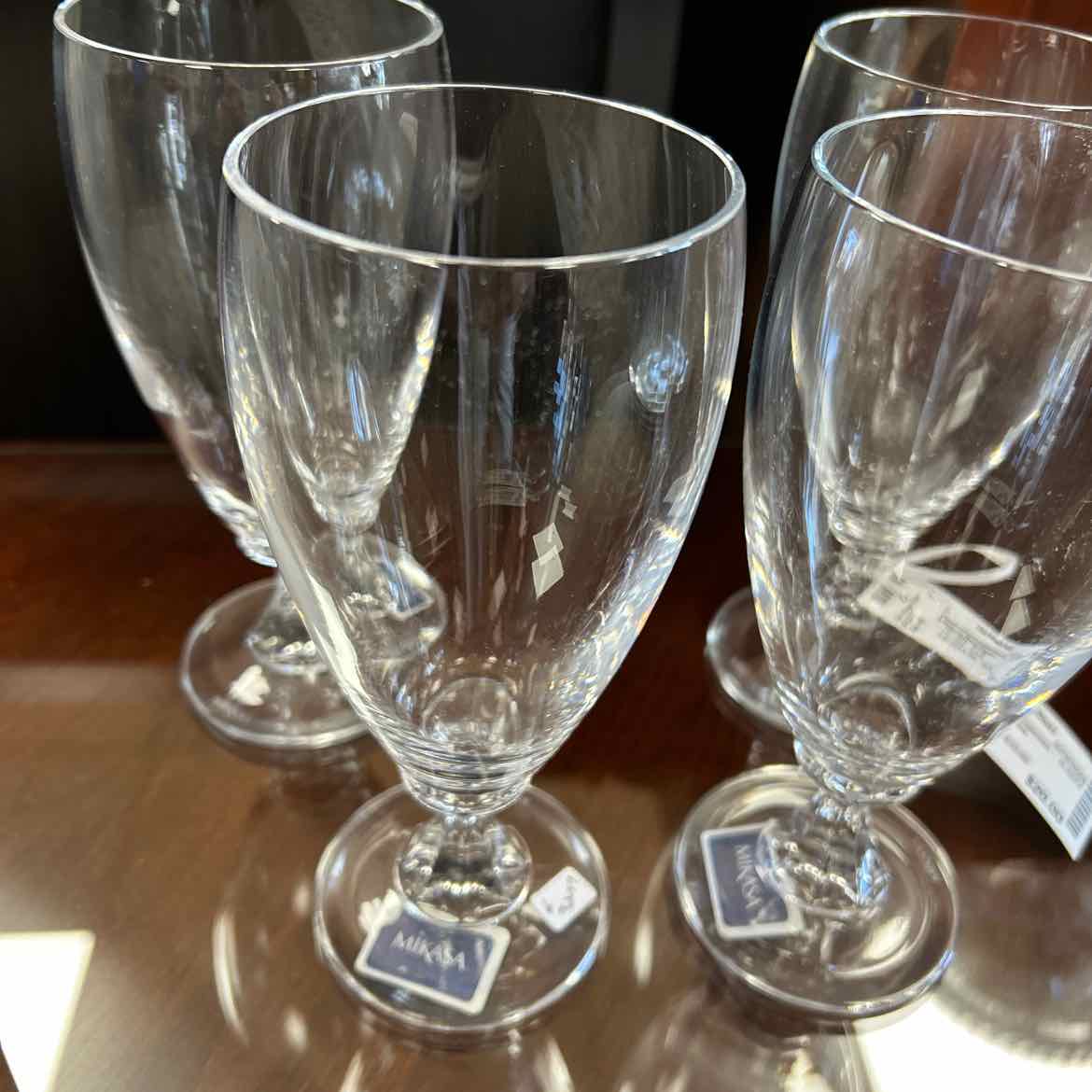 4 Mikasa Water Glasses