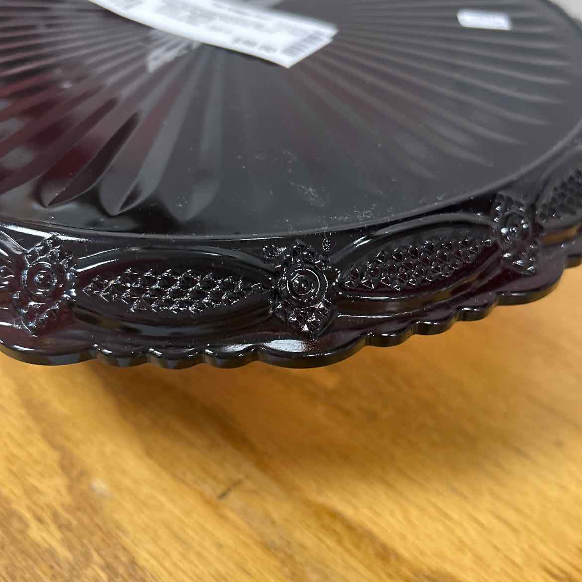 Avon Ruby Cape Cod Cake Stand