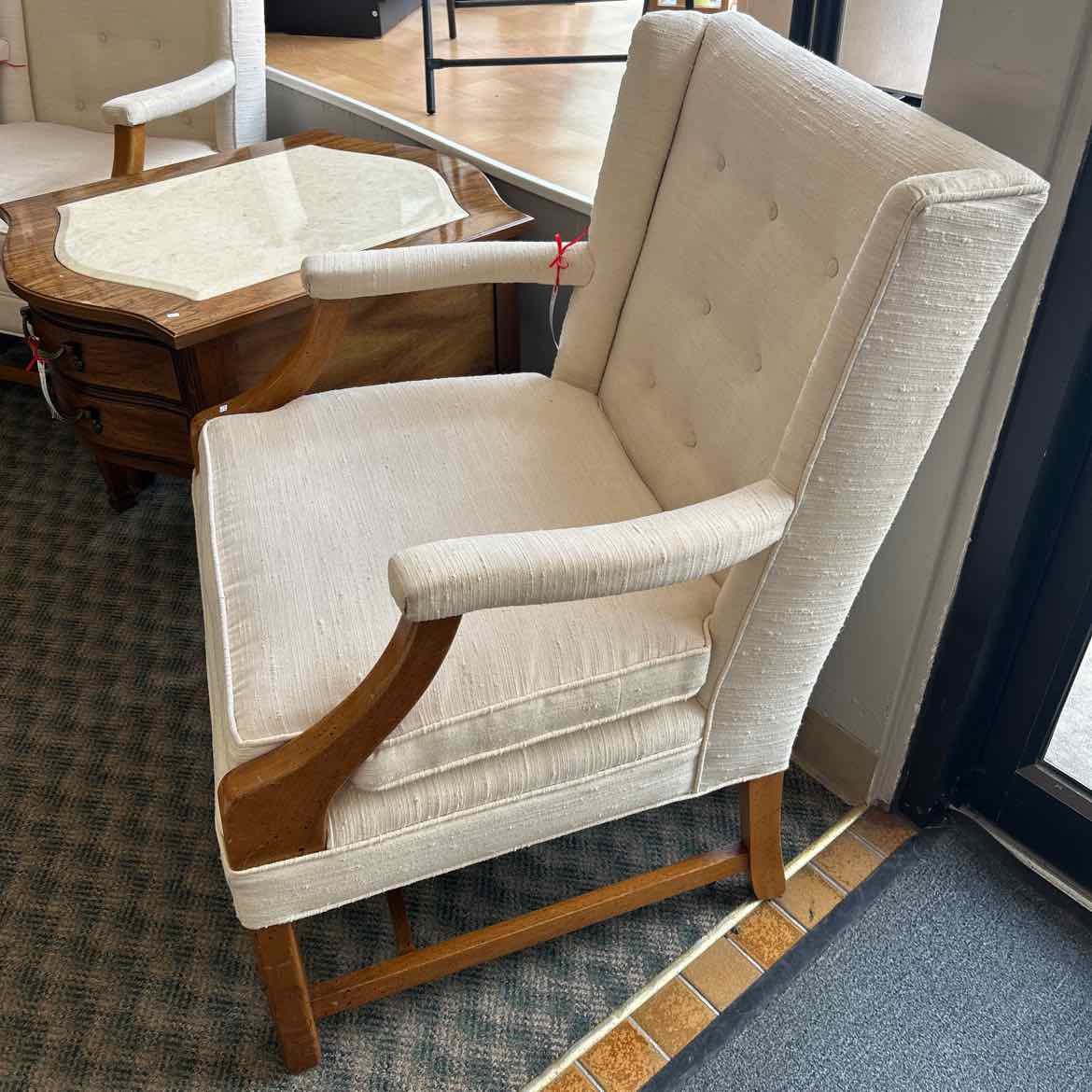 Ivory Arm Chair