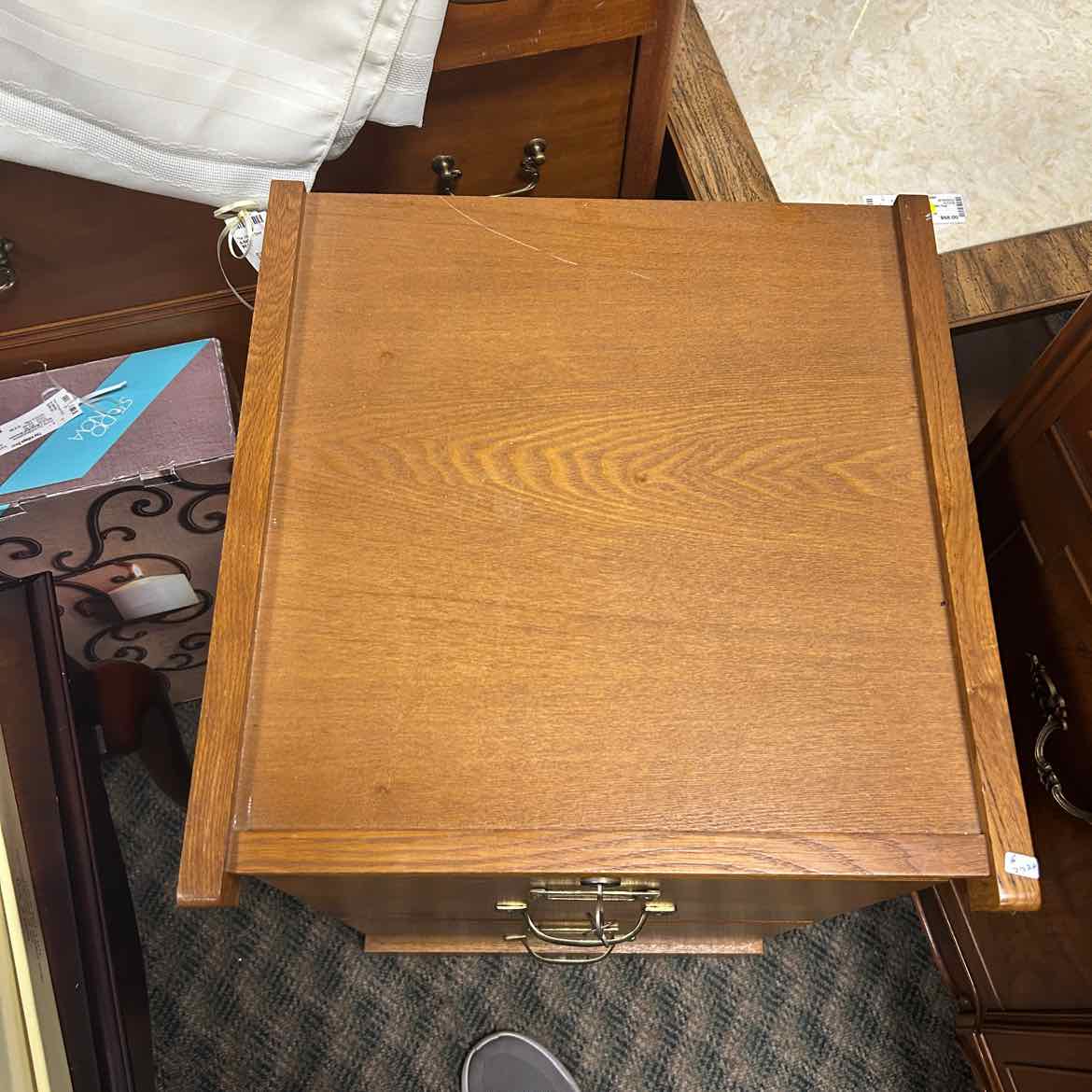 Small 2 Drawer w/Key File Cabinet