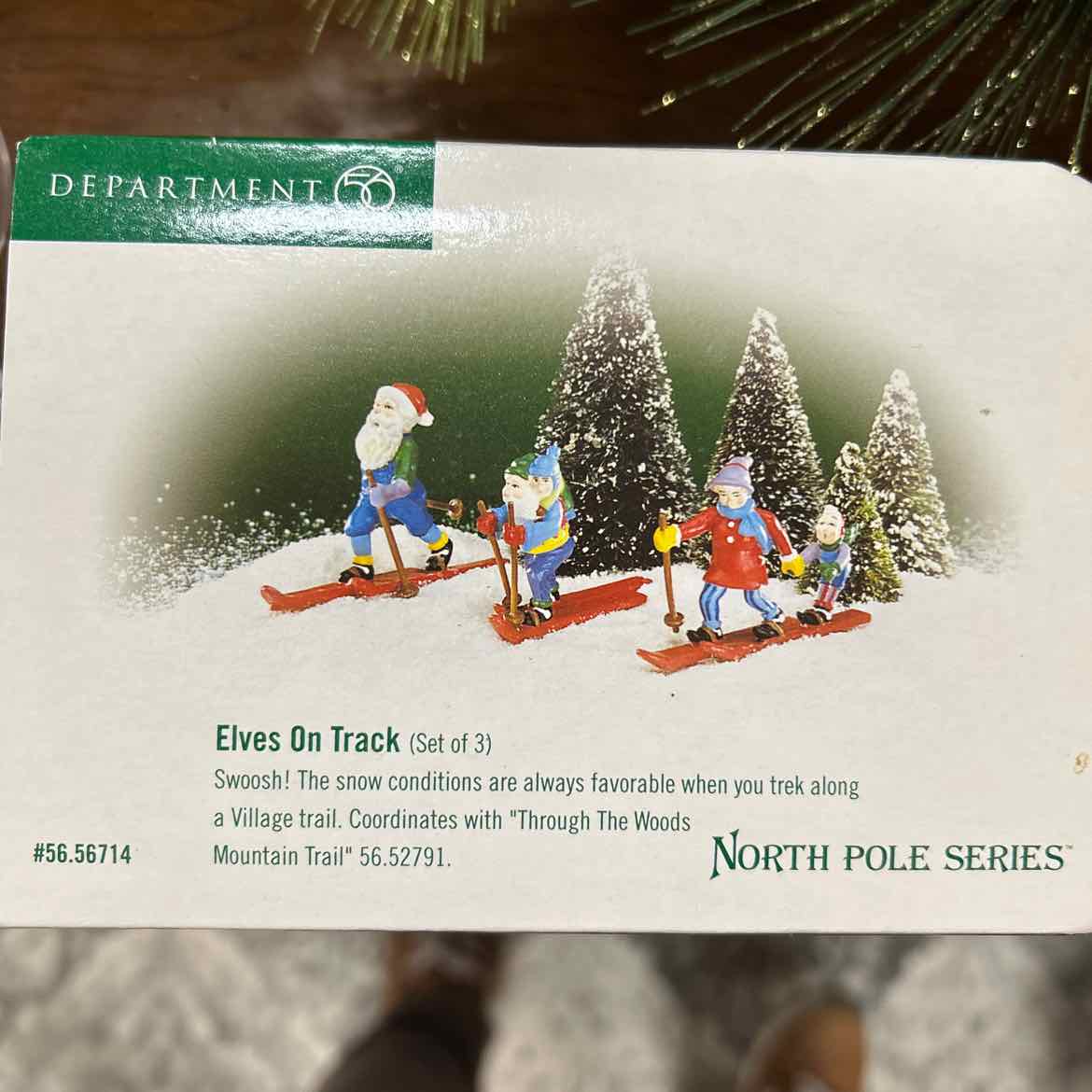Dept 56 Elves on Truck 3 pc