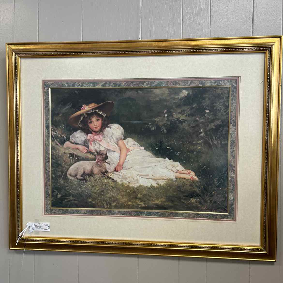 Picture of Girl w/Lamb