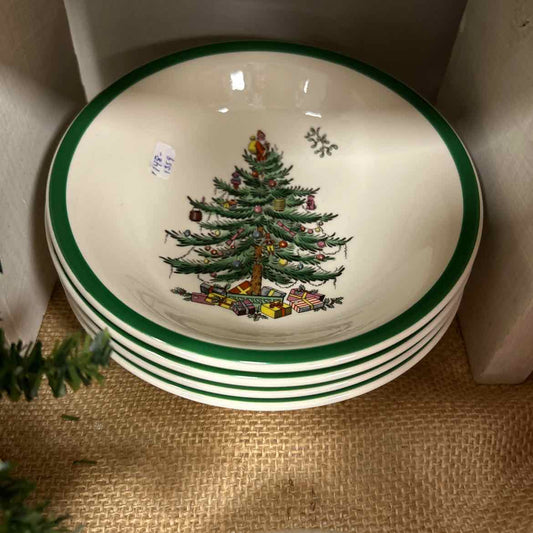 4 Spode Christmas Cereal Bowls
