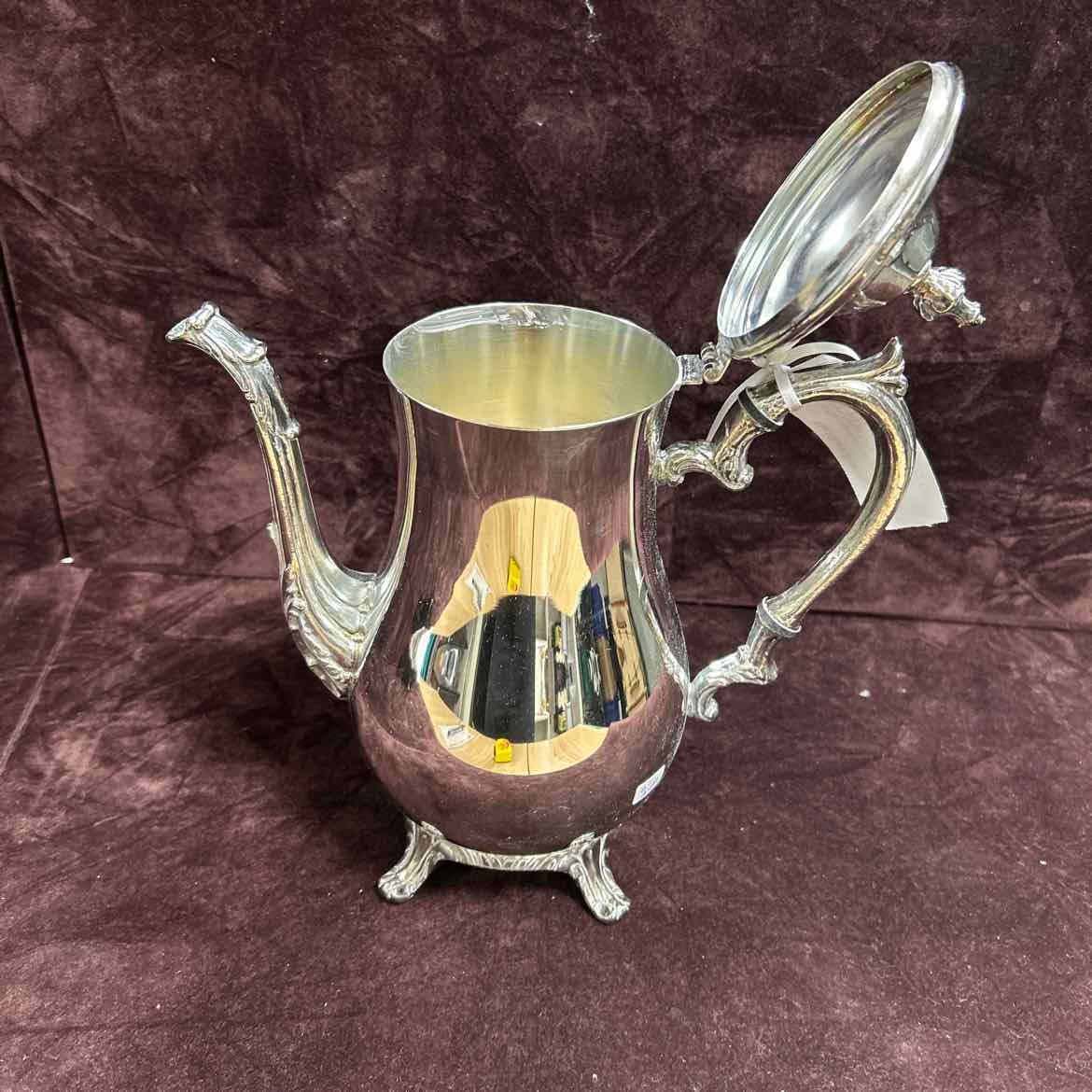 Silverplate Footed Coffee Pot