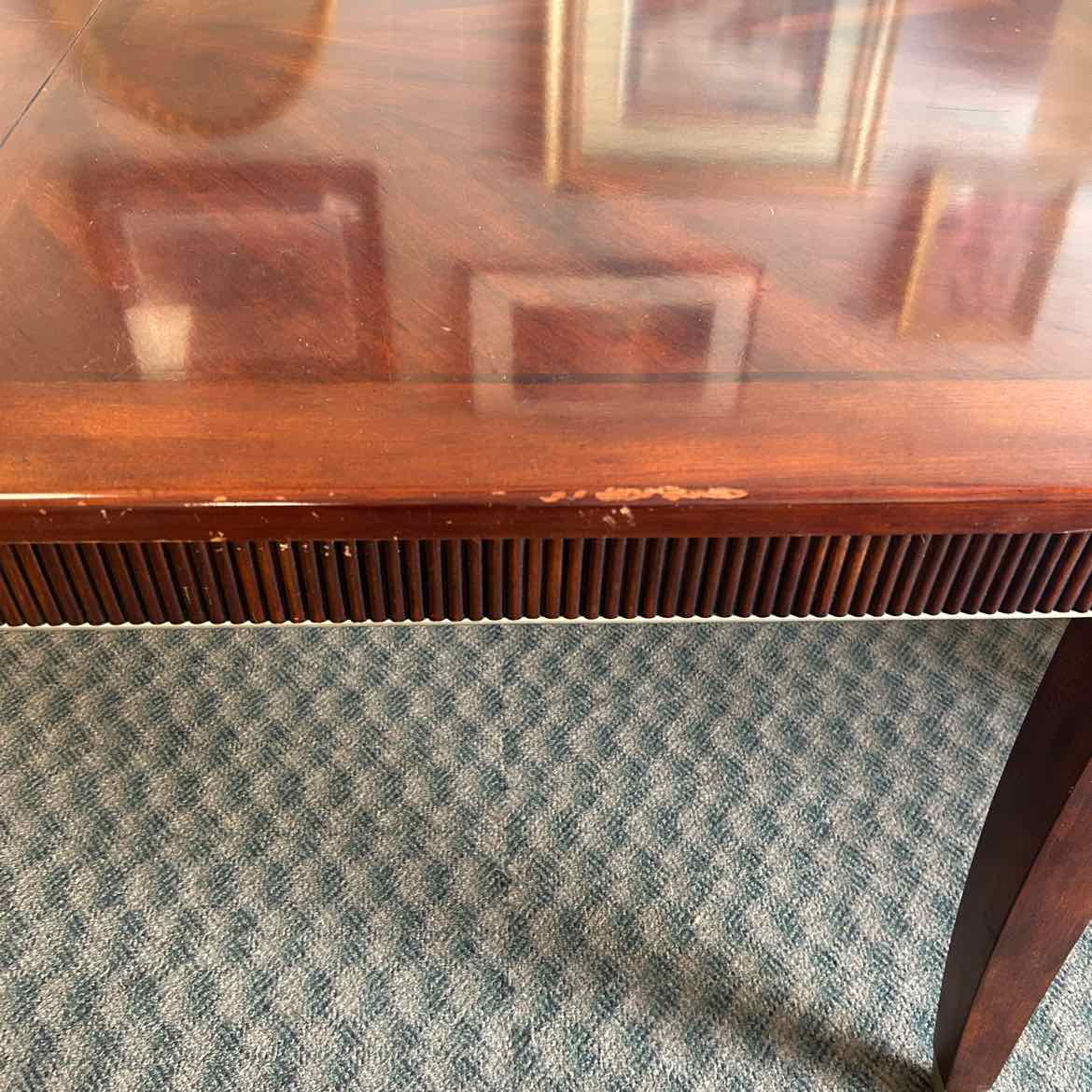 Wooden Dining Table w/1 Leaf