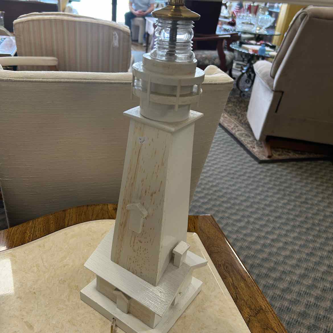 White Lighthouse Lamp