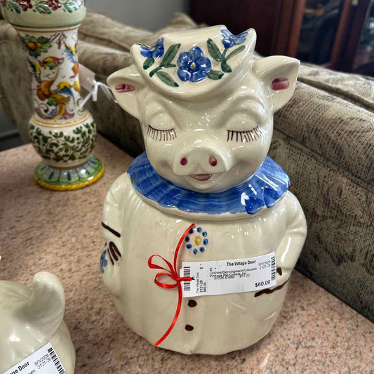 Vintage Pig Cookie Jar