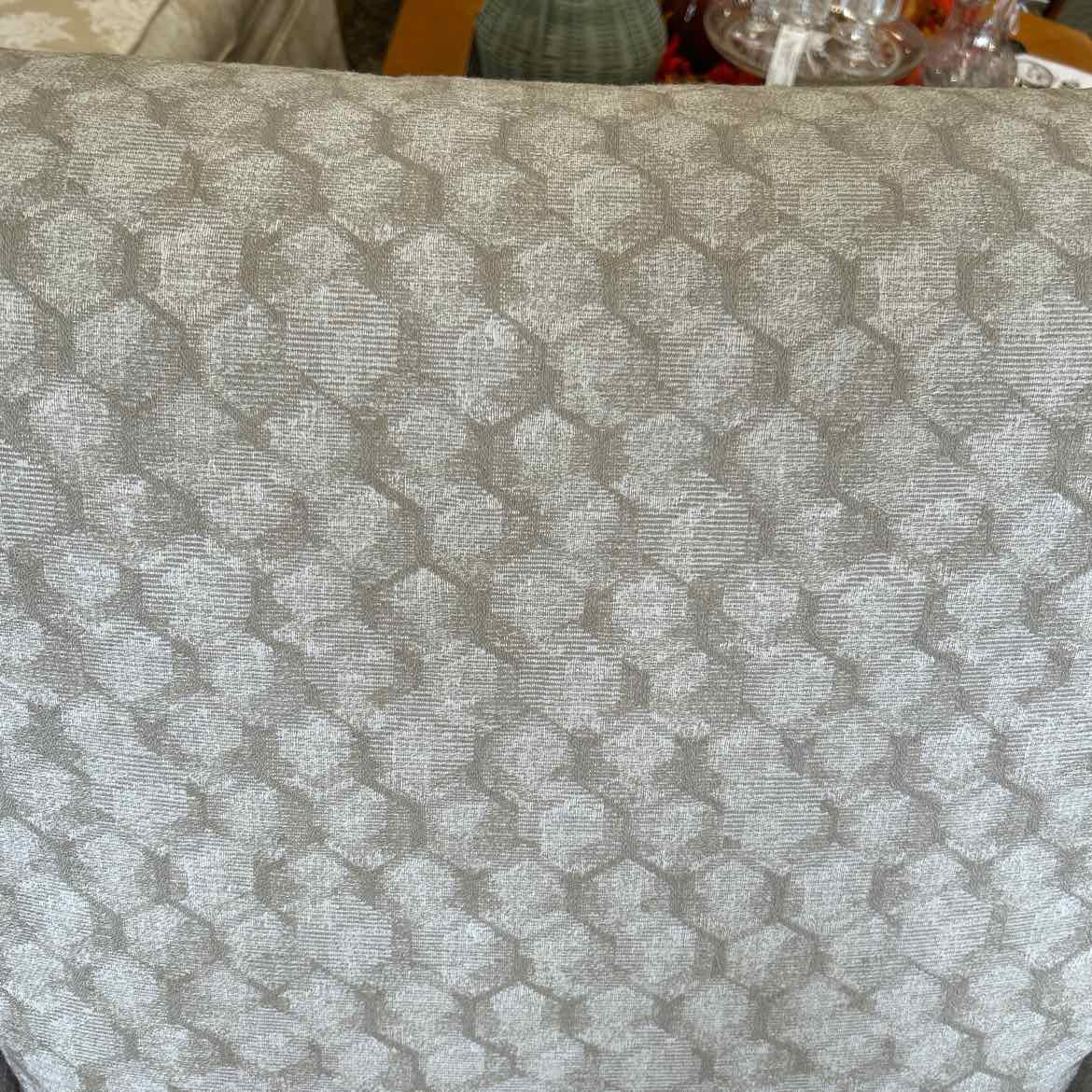 Gray Pattern Rocker/Swivel Chair