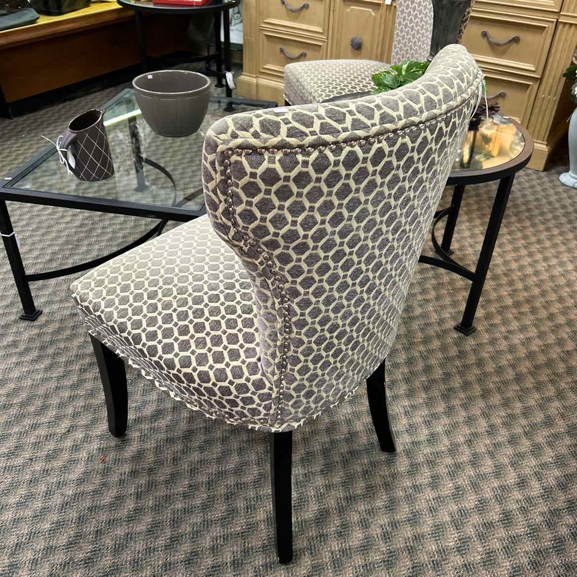 Side Chair w/Gray Dots