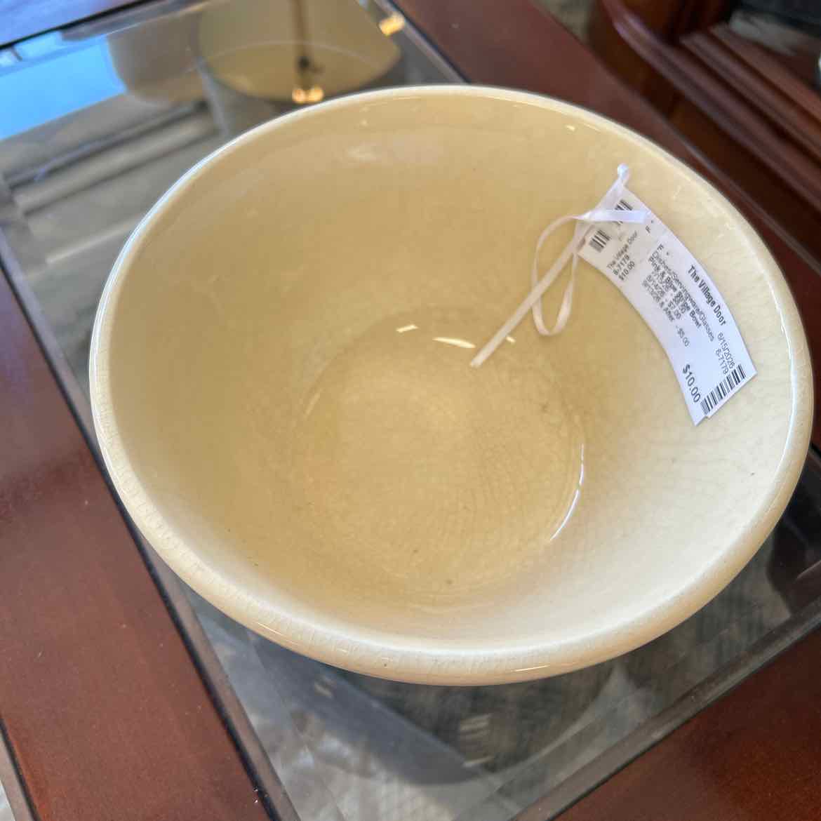 Pink & Blue Stripe Bowl