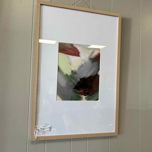 Abstract Picture -Splashes of Red & Green