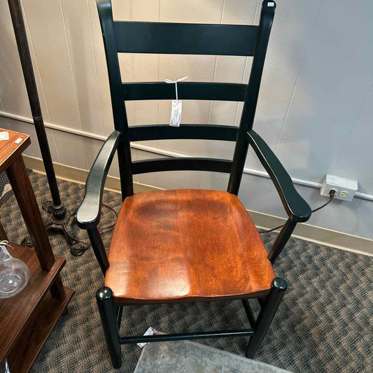 Dark Green Wood Chair