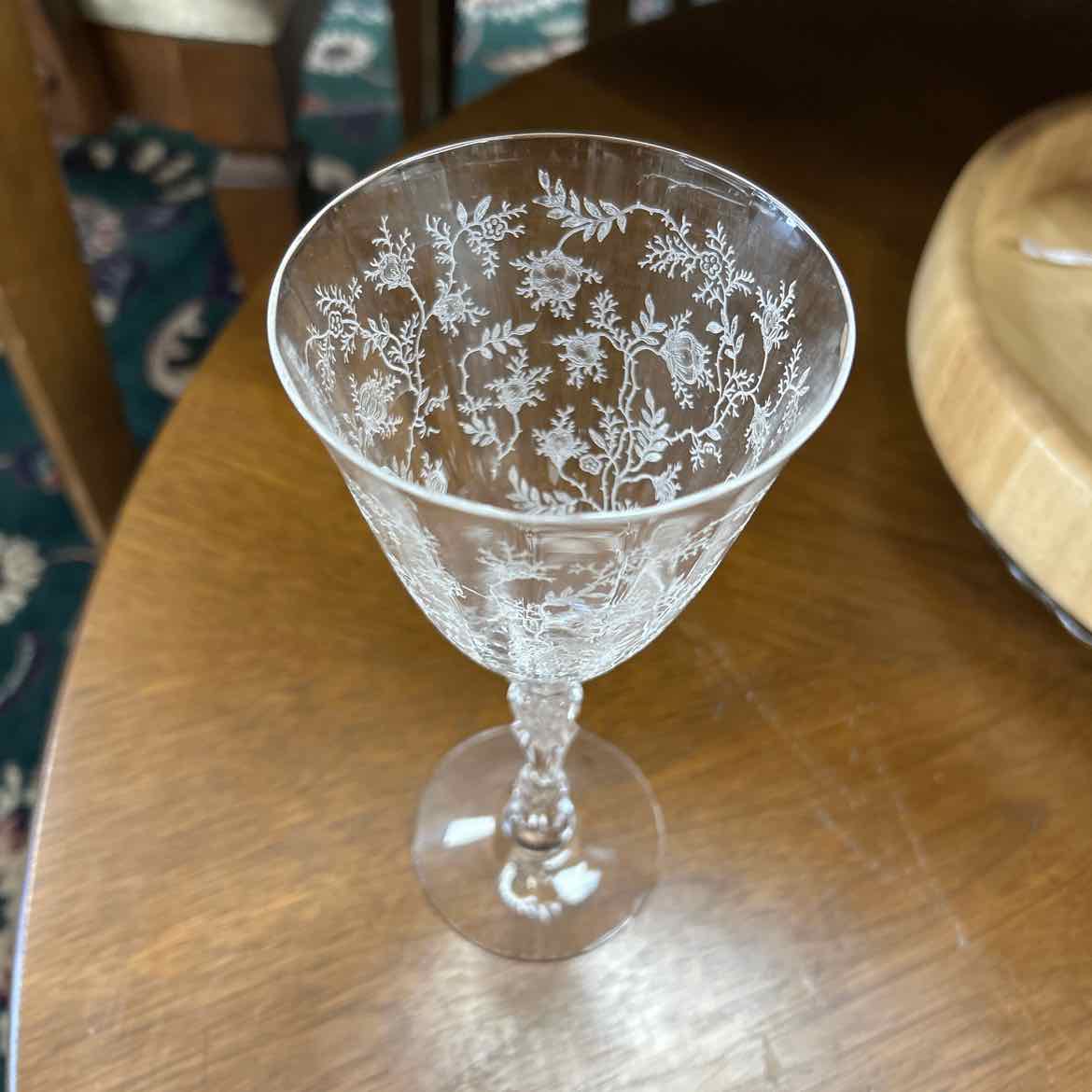 6 Fostoria Water Glasses