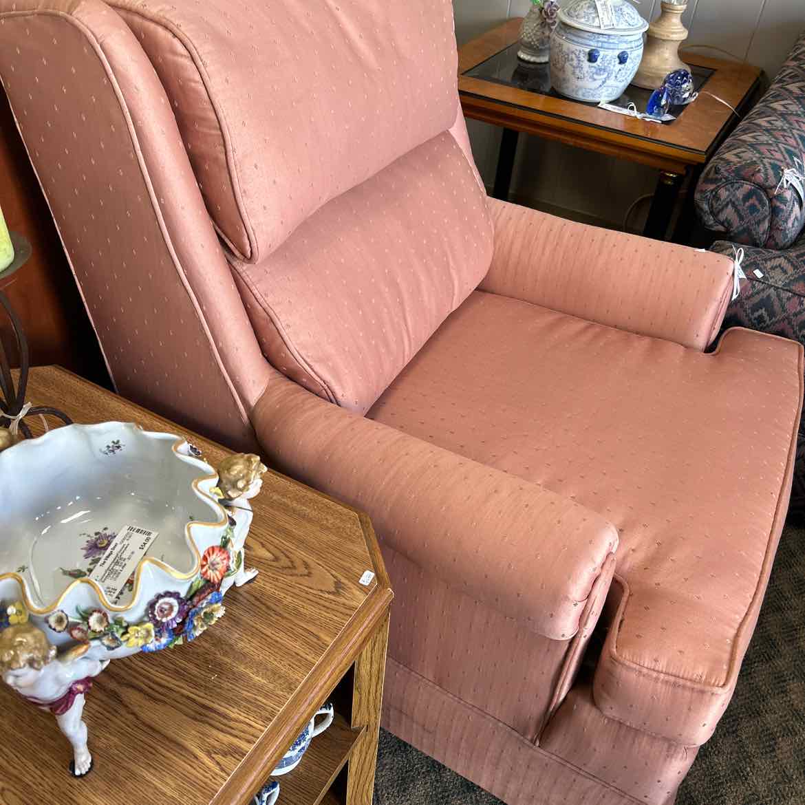 Salmon Upholstered Chair