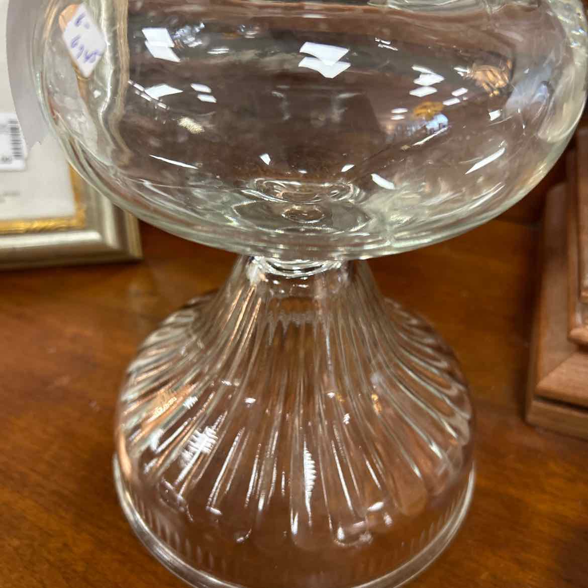 Clear Glass Hurricane Lamp