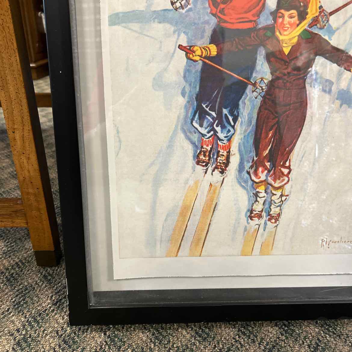 Country Gentleman Print w/Black Frame