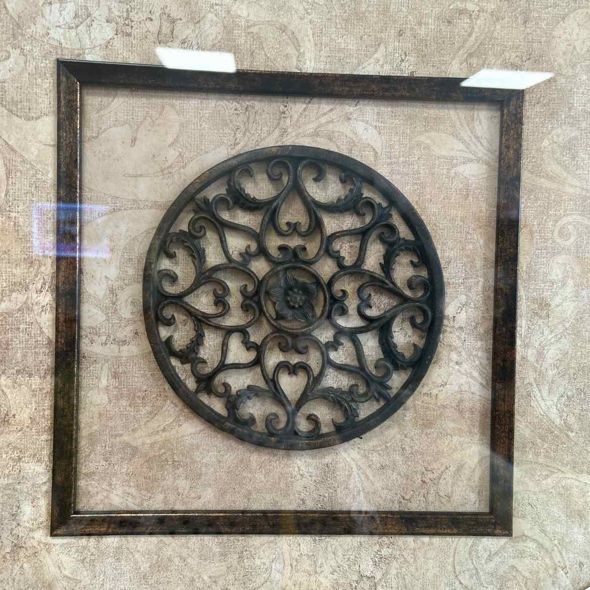 Medallion in Bronze Frame