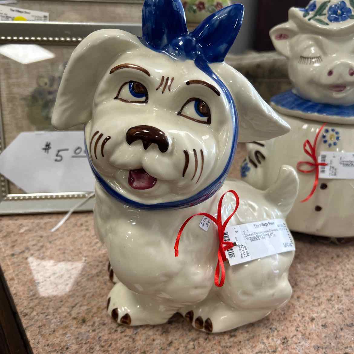 Vintage Dog Cookie Jar