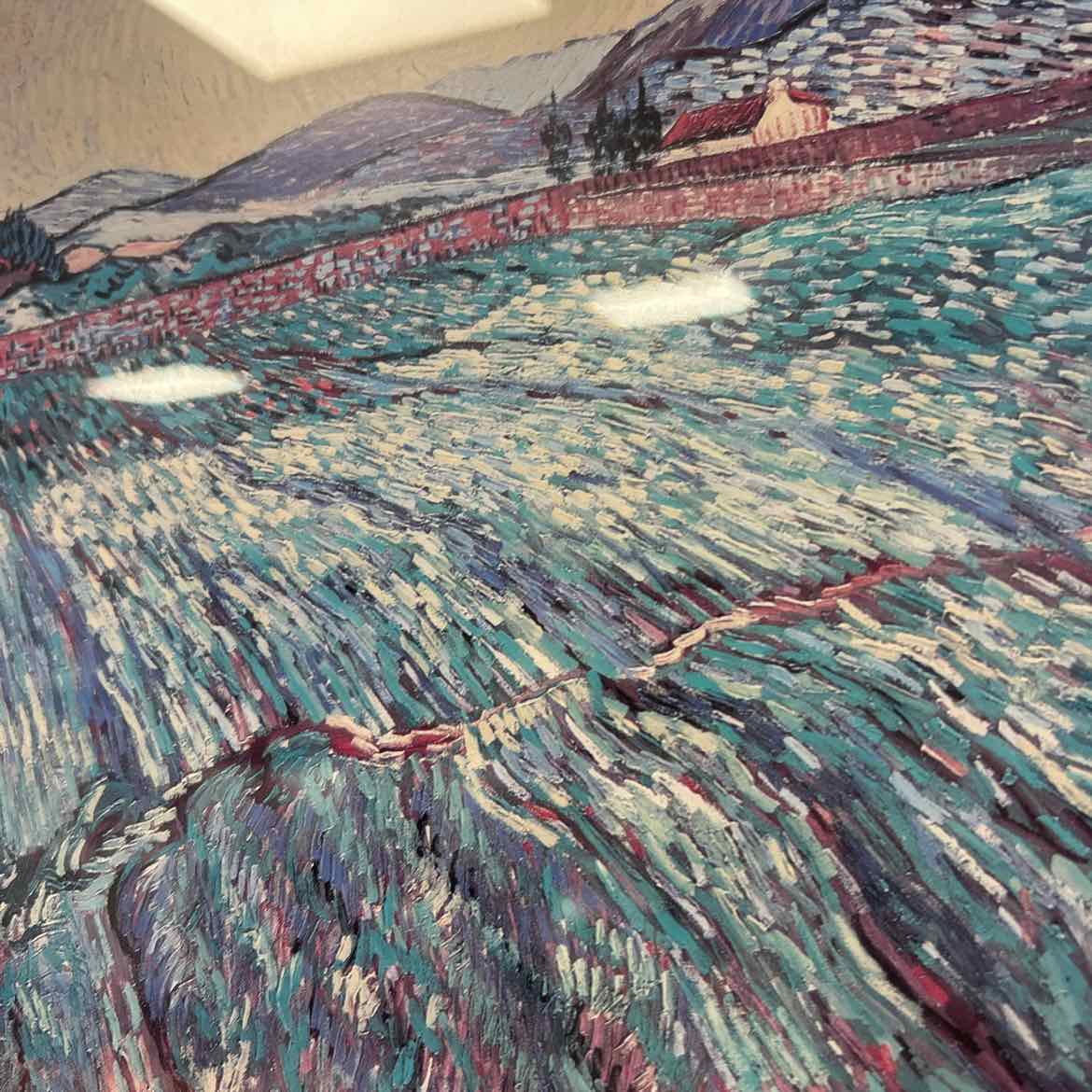 Vincent Van Gogh Print Field Rising Sun