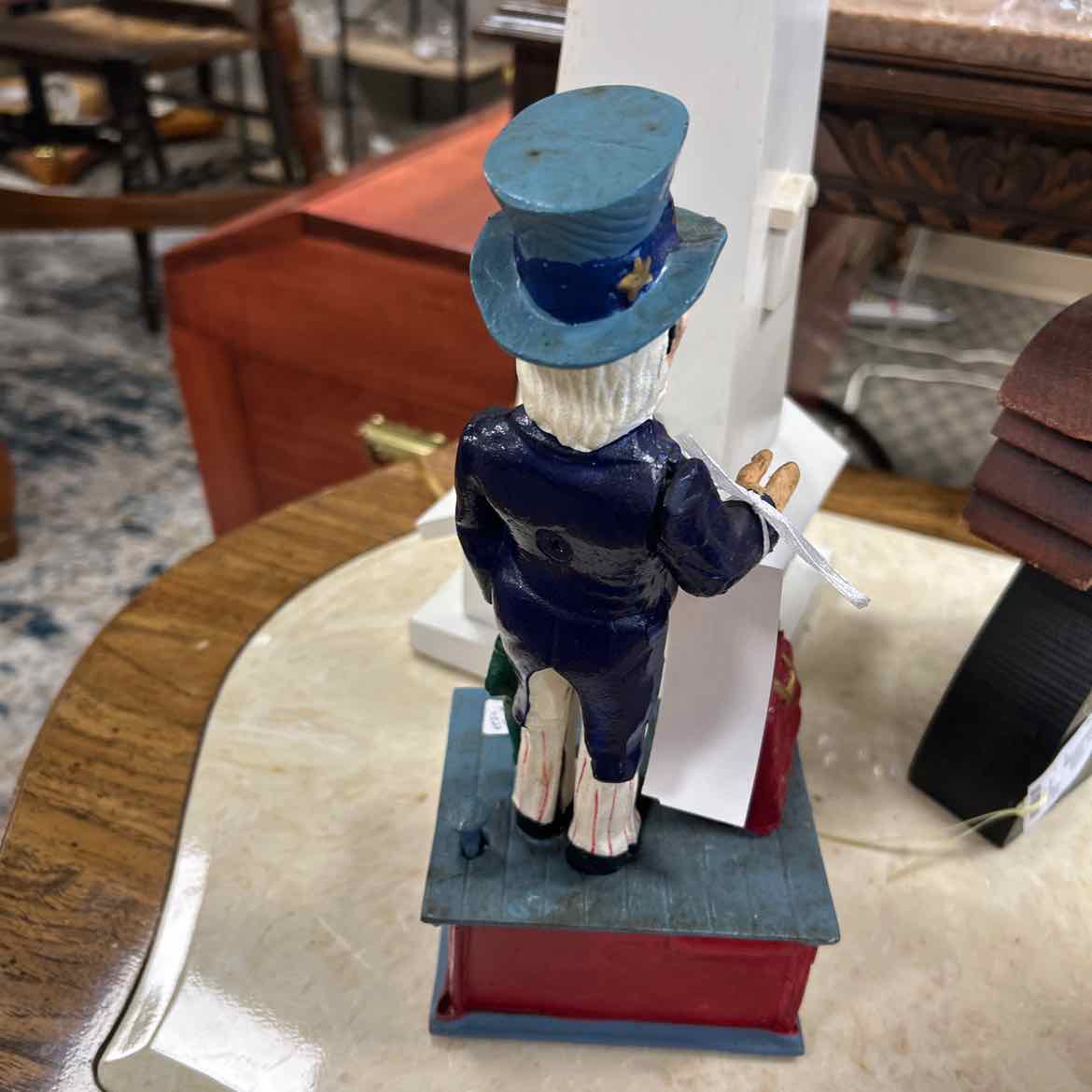 Vintage Cast Iron Uncle Sam Bank