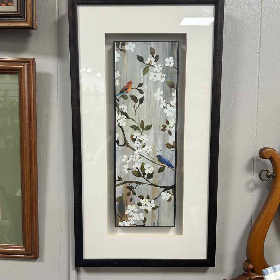 Picture of Birds & White Flowers