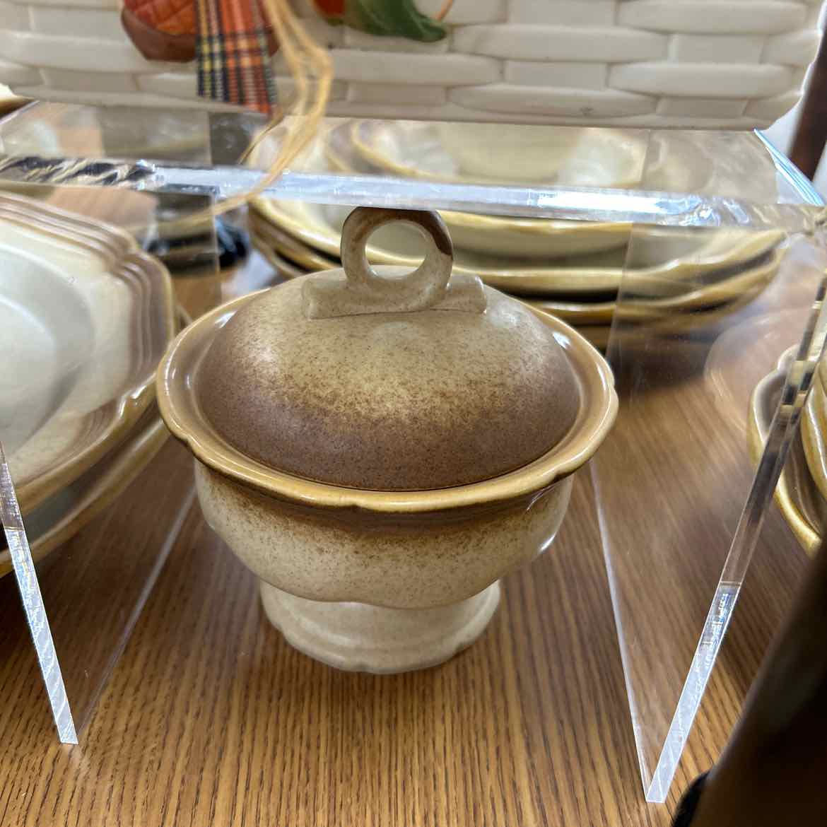48 pc Mikasa Whole Wheat Dinnerware