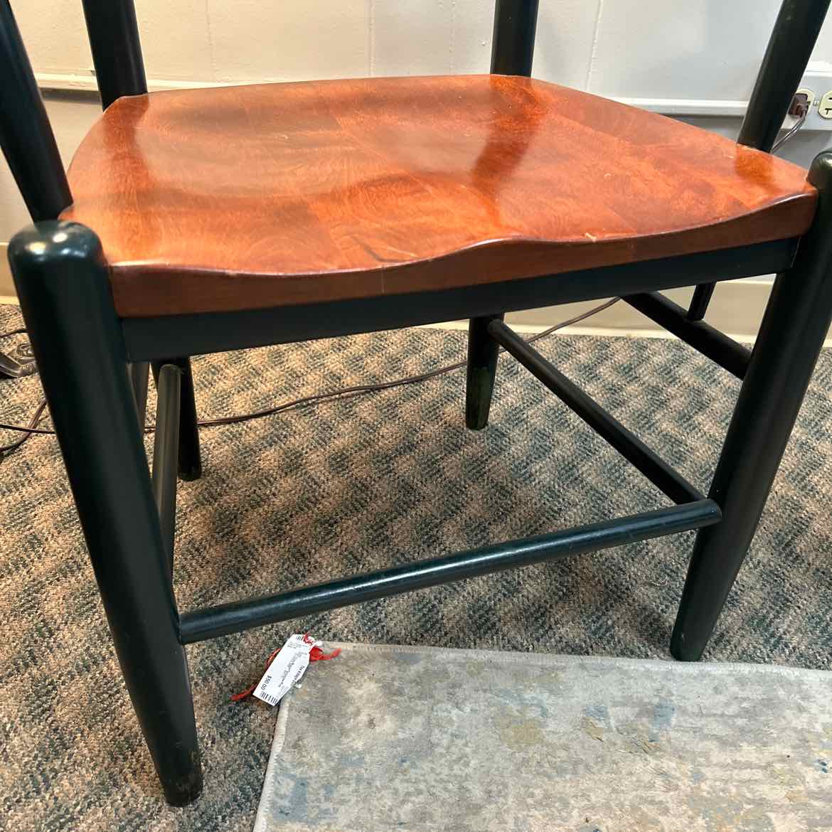 Dark Green Wood Chair